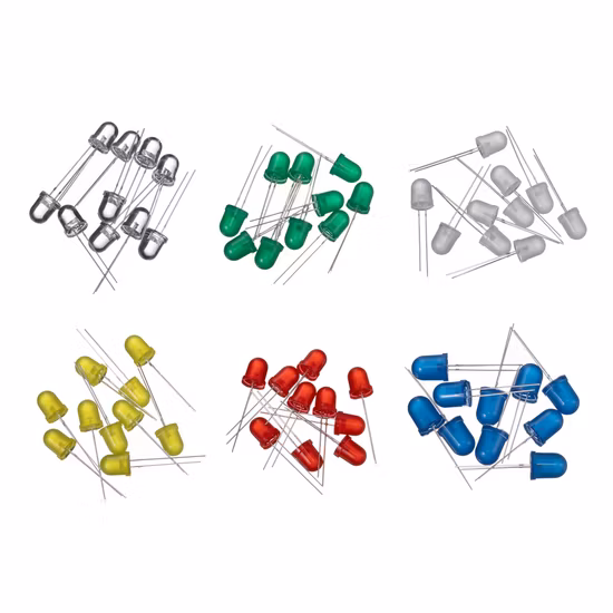 고품질 3mm 5mm 8mm 10mm 0.06W 화이트 레드 그린 블루 옐로우 오렌지 UV IR 라운드 타원형 밀짚 모자 DIP LED 칩